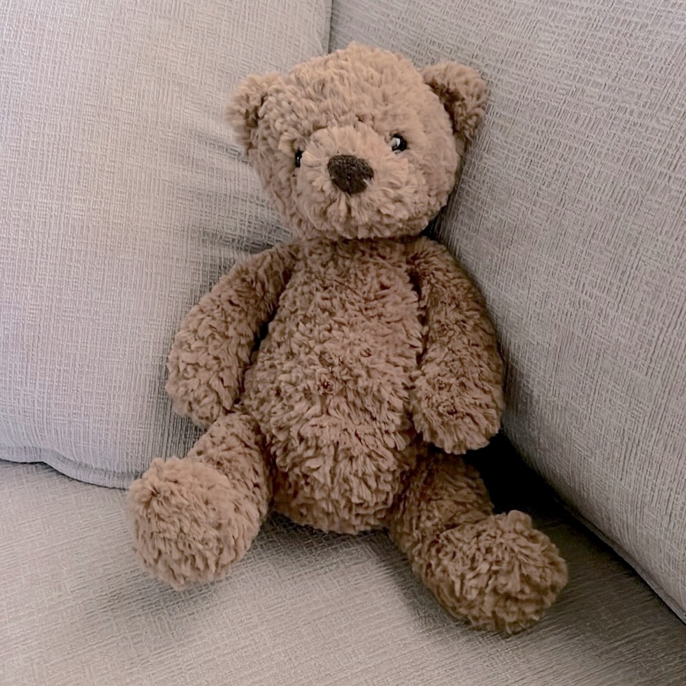 Mon Ami Classic Plush Stuffed Bear 14” Brown Tan